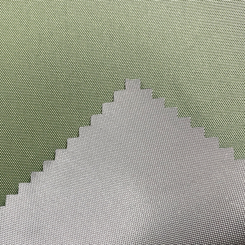 Sort belægning Polyester teltstof Fabric