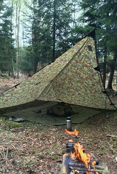 Tarp/paraplystof